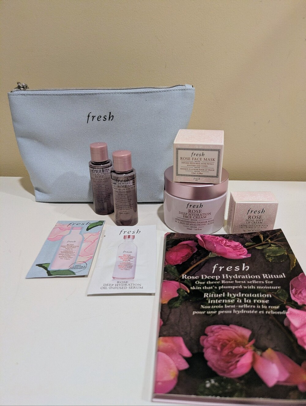 Fresh Skincare LOT! FULL SIZE Rose Deep Hydration Face Cream